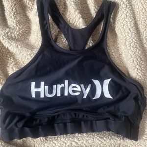 A black Hurley top size large